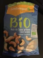 Mängden socker i Noix de Cajou grillées non salées BIO