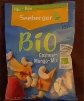 Mängden socker i Bio cashew mango mix