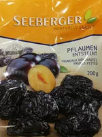 Mängden socker i Seeberger Pflaumen Entsteint