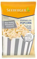Mängden socker i Seeberger Mikrowellen-Popcorn mit Salz-Pfeffer-Geschmack