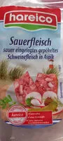 Mängden socker i Sauerfleisch in Aspik