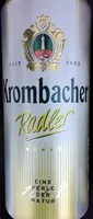 Mängden socker i Krombacher Radler