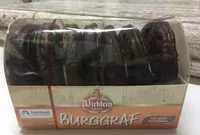 Mängden socker i Lebkuchen Burggraf mit dunkler Schokolade