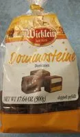Mängden socker i Wicklein Dominosteine