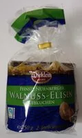 Mängden socker i Feinste Nürnberger Walnuss-Elisen Lebkuchen