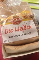 Mängden socker i Die Weißen Nürnberger Lebkuchen