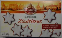 Mängden socker i Nürnberger Zimtsterne
