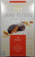 Mängden socker i Mini Elisen "Every Day" mit Marzipan