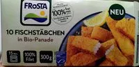 Mängden socker i Fischstäbchen in Bio-Panade