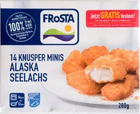 Mängden socker i 14 Knupser Minis Alaska Seelachs