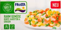 Mängden socker i Rahm Gemüse bunte Karotten & Erbsen