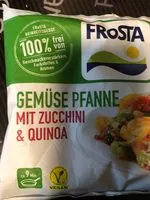 Mängden socker i Gemüse Pfanne mit Zucchini und Quinoa