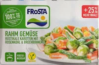 Mängden socker i Rahm Gemüse rustikale Karotten mit Rosenkohl & Brechbohnen