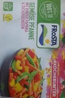 Mängden socker i Gemüsepfanne mit bunter Paprika und Zuckerschoten