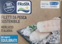 Mängden socker i Cuori di filetti di merluzzo d'alaska ricco dIGProteine