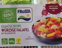 Mängden socker i Gemüse Bowl würzige Falafel