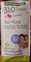 Mängden socker i Seitenbacher Bio müsli FRüHSTüCKS Mischung