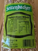 Mängden socker i Apfel-Zimt-Müsli