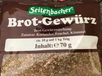 Mängden socker i Gewürze - Brotgewürz