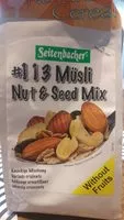 Mängden socker i 113 Müsli nut & seed mix