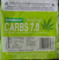 Mängden socker i Seitenbacher Hanf-Riegel, CARBS 7.0