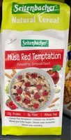 Mängden socker i Müsli Red Temptation