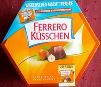 Mängden socker i Ferrero Küsschen