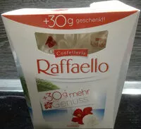 Mängden socker i Raffaello