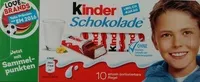 Mängden socker i Kinder Schokolade