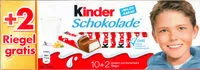 Mängden socker i Kinder Schokolade