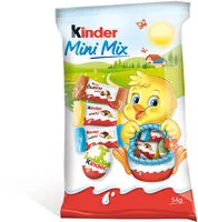Mängden socker i Kinder Mini Mix Beutel Ostern 54G