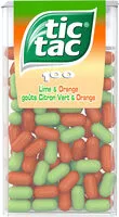 Mängden socker i TicTac citron vert et orange