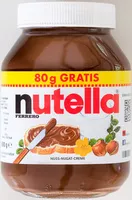 Mängden socker i nutella