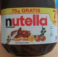 Mängden socker i Nutella