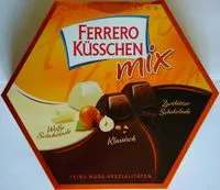 Mängden socker i Ferrero Küsschen Mix
