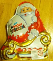 Mängden socker i Kinder Überraschung Weihnachtsmann