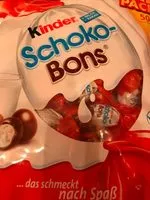 Mängden socker i Kinder Schoko-Bons