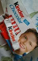 Mängden socker i Kinder - Chocolat supérieur au lait avec fourrage au lait