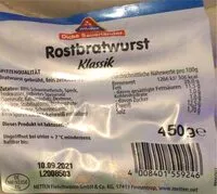 Mängden socker i Rostbratwurst