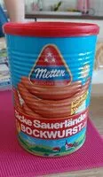 Mängden socker i Dicke Sauerländer Bockwurst
