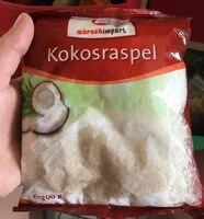 Mängden socker i Kokosraspel