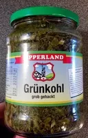 Mängden socker i Grünkohl grob gehackt