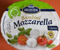 Mängden socker i Bambini Mozzarella