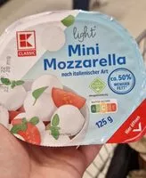 Mängden socker i Mini Mozzarella