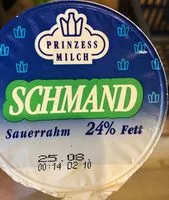 Mängden socker i Schmand