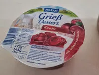 Mängden socker i Grieß Dessert Kirsche