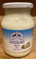 Mängden socker i Joghurt Mild Bio