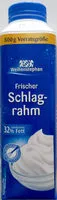 Mängden socker i Schlagrahm