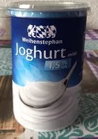Mängden socker i Joghurt mild 1,5% Fett