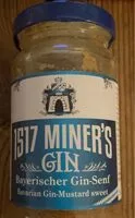 Mängden socker i 1517 Miner‘s Gin-Senf